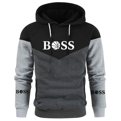 Men's Spring/Autumn Patchwork Hoodies