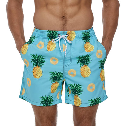 Sommerliche, schnell trocknende Strand-Boardshorts für Herren