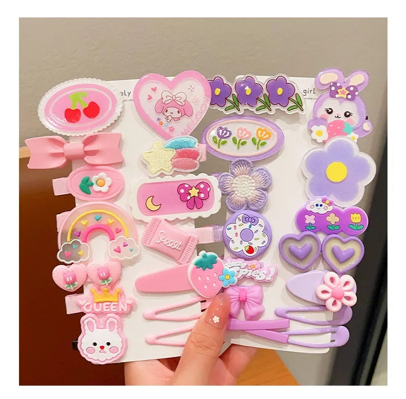 Cartoon Hairclip Sets for Children