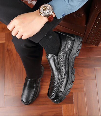 High-Quality Genuine Cowhide Leather Loafers