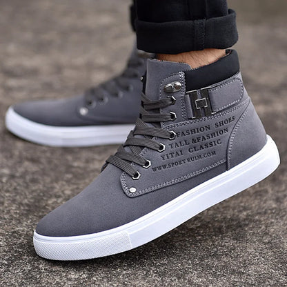 Spring/Autumn High Top Sneakers for Men