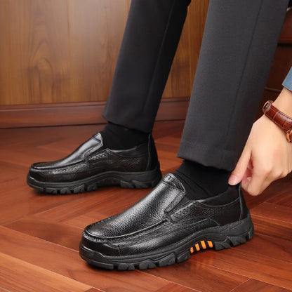 High-Quality Genuine Cowhide Leather Loafers