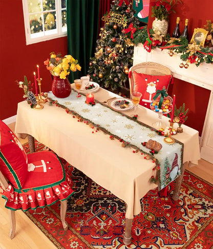 christmas table cover
