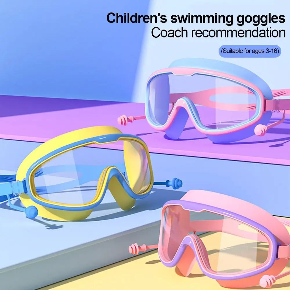 Adult Clear Anti-Fog Swim Goggles