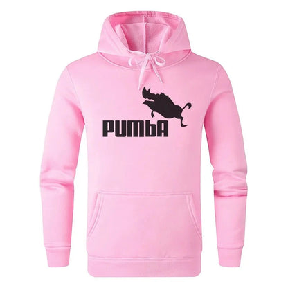 Herbst/Winter Pumba Print Herren Sportwear Hoodie