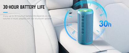 Enceinte Bluetooth sans fil avec lumières RVB étanches IPX7