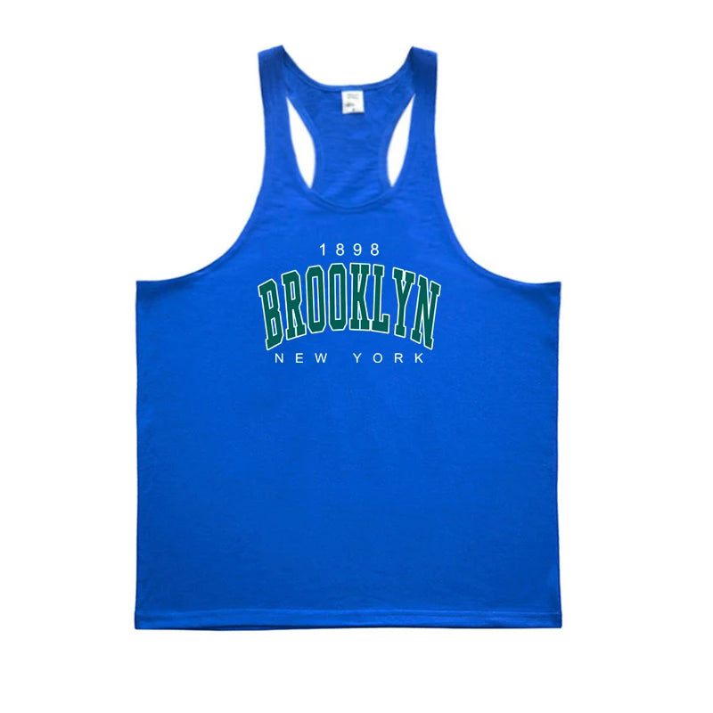 Men's Sleeveless Y-Back Stringer Tank Tops