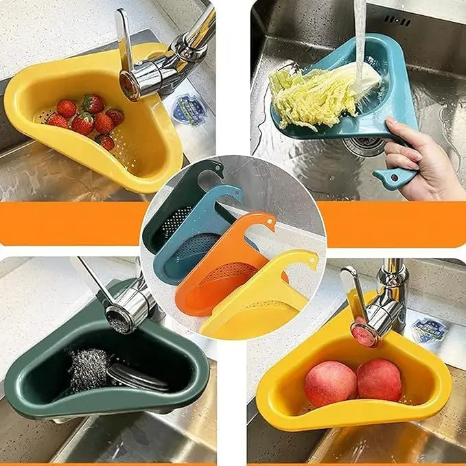 Large Drain Multifunctional Sink Strainer Basket