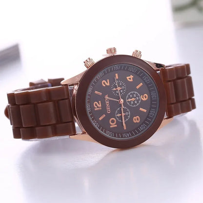 Unisex Silicone Quartz Fashion Watch