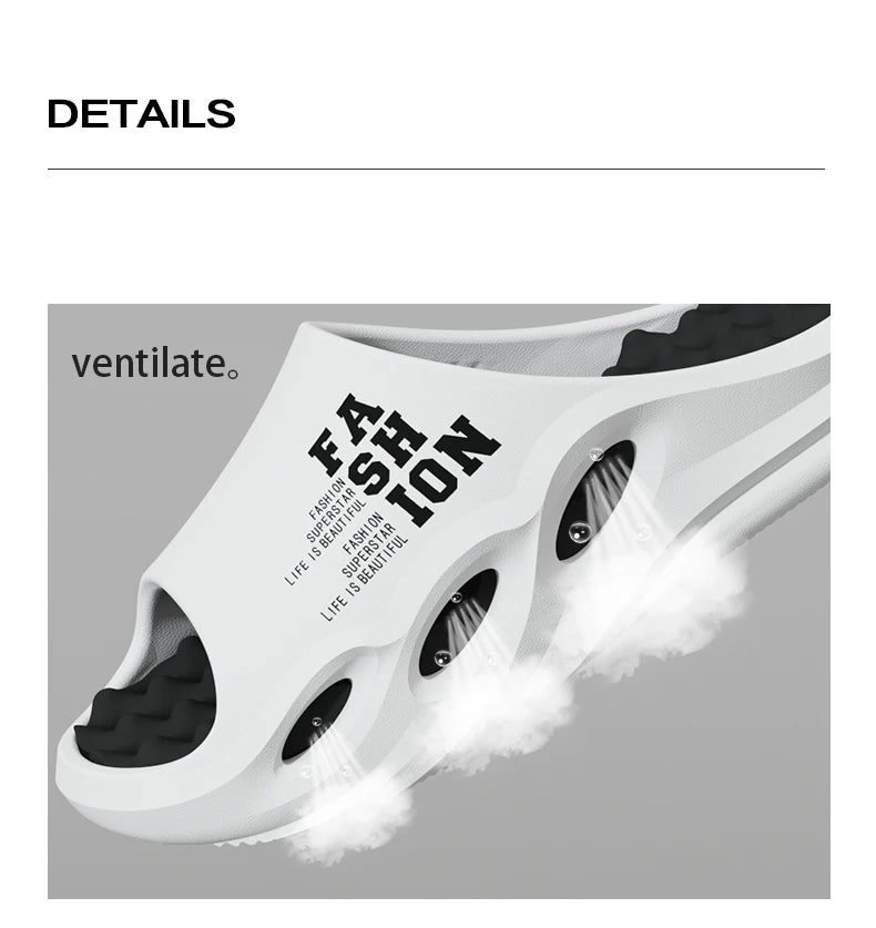 Tongs d'extérieur souples et antidérapantes pour hommes