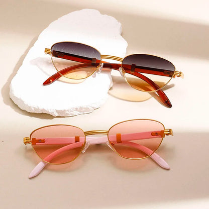 Lunettes de soleil rétro dégradées aux rayons UV