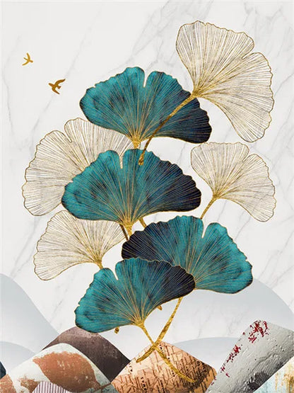 Ginkgo Leaves Painting