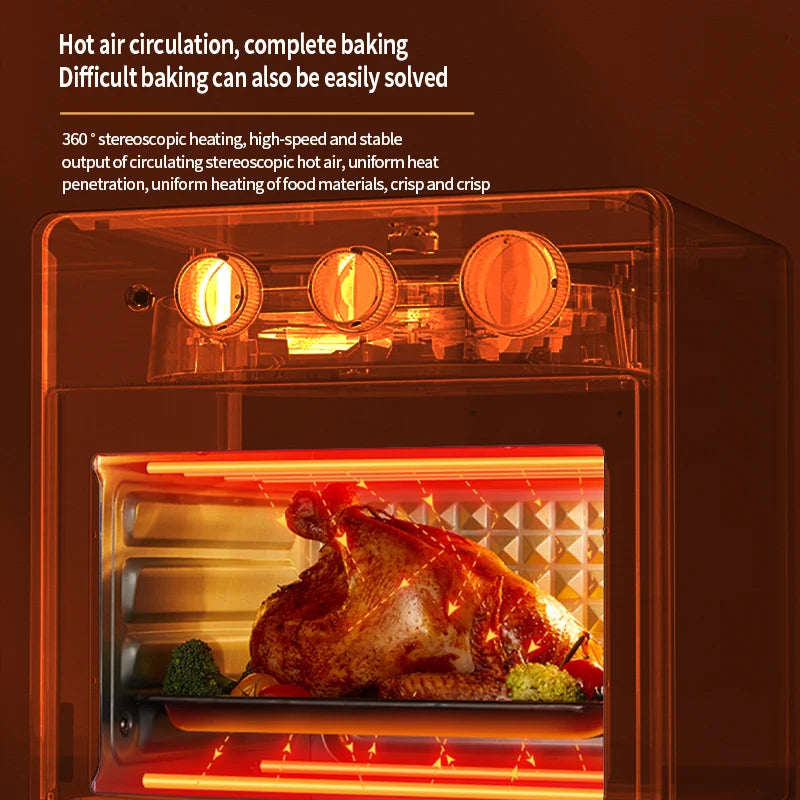 Nonstick Electric Air Fryer with Window