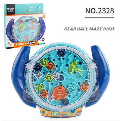 Puzzle 3D pour enfants, labyrinthe à billes et engrenages amusants