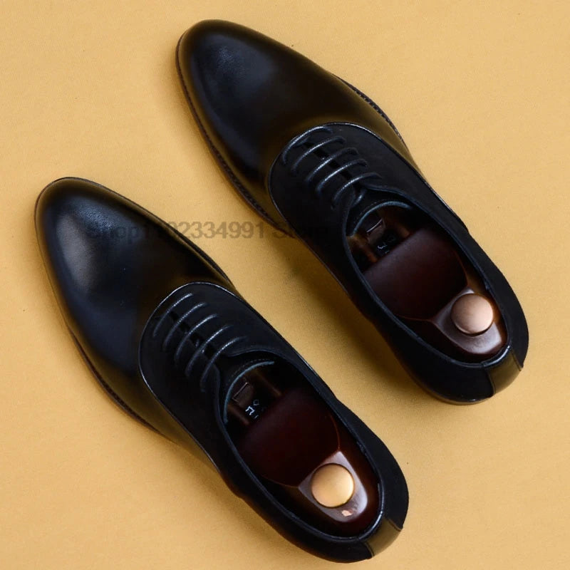 Men's Genuine Leather Oxford Shoes
