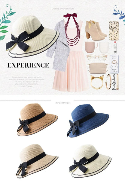 Summer Foldable Straw Hat