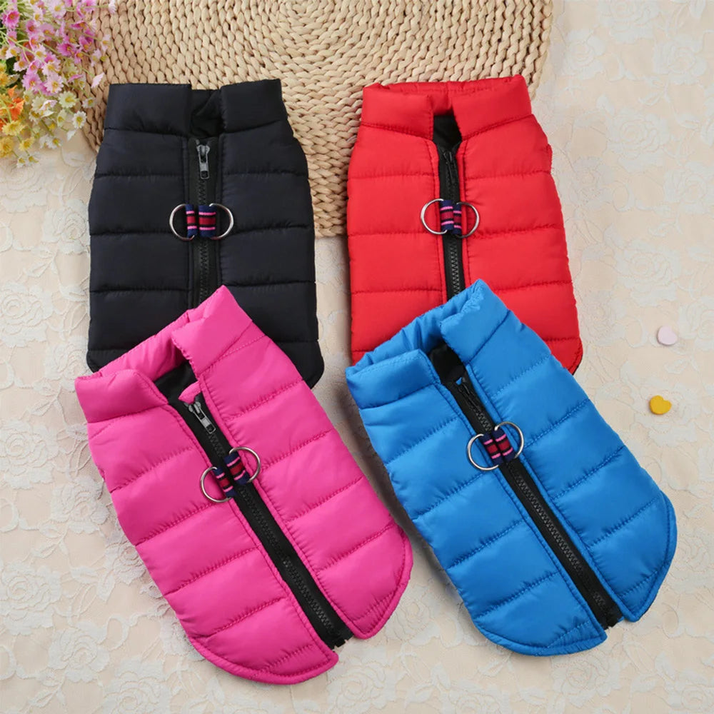 Warm Jacket For Small Medium Dogs - Pets Outfit