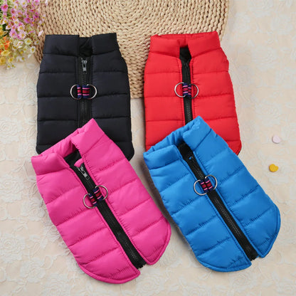 Warm Jacket For Small Medium Dogs - Pets Outfit