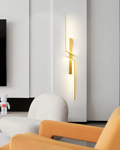 Applique murale longue LED contemporaine