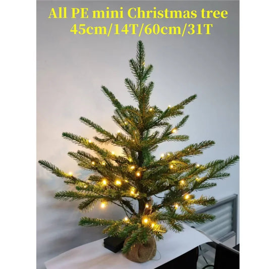 Small PVC Plush Christmas Tree