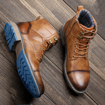 Retro Leather Boots For Men's