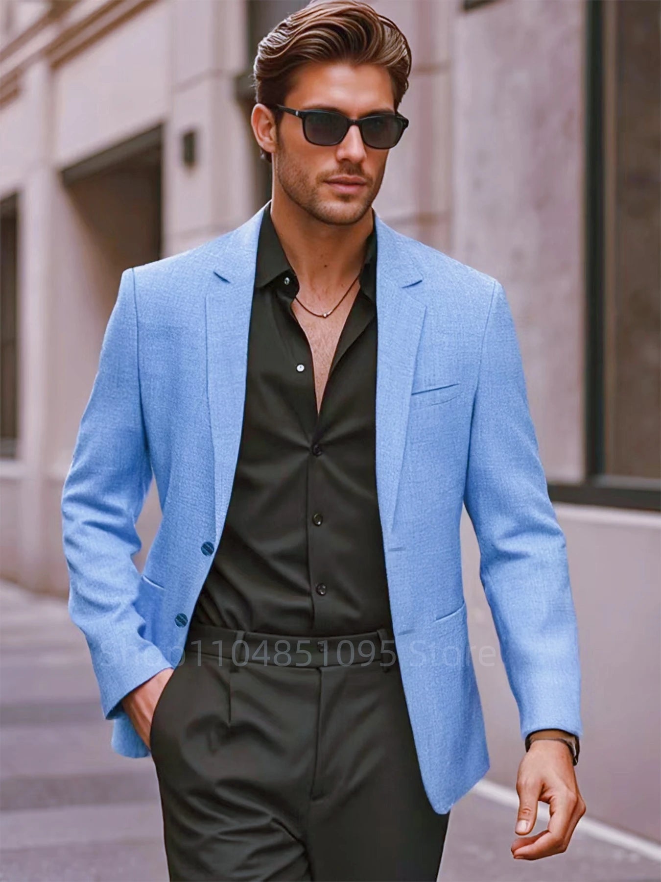 Blazers de costume slim et ajustés pour vêtements de cérémonie printemps-été