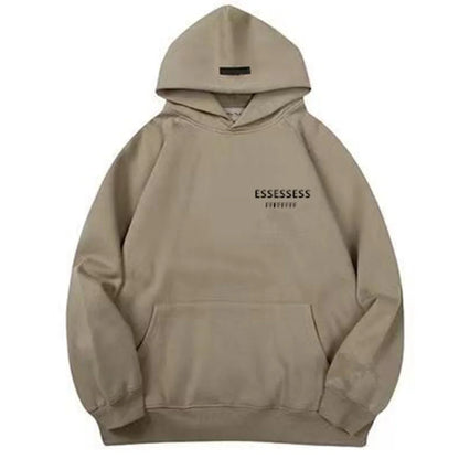 Herbstliche Unisex-Kapuzenpullover mit Fleece-Aufdruck