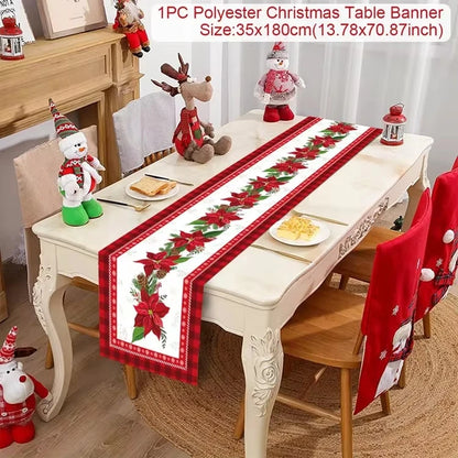 long christmas table runner
