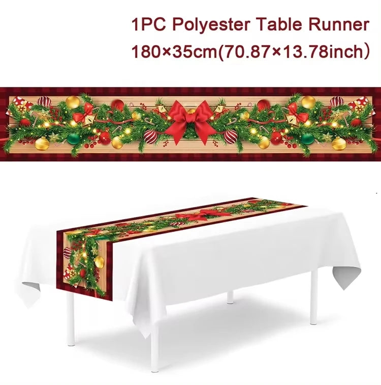 long christmas table runner
