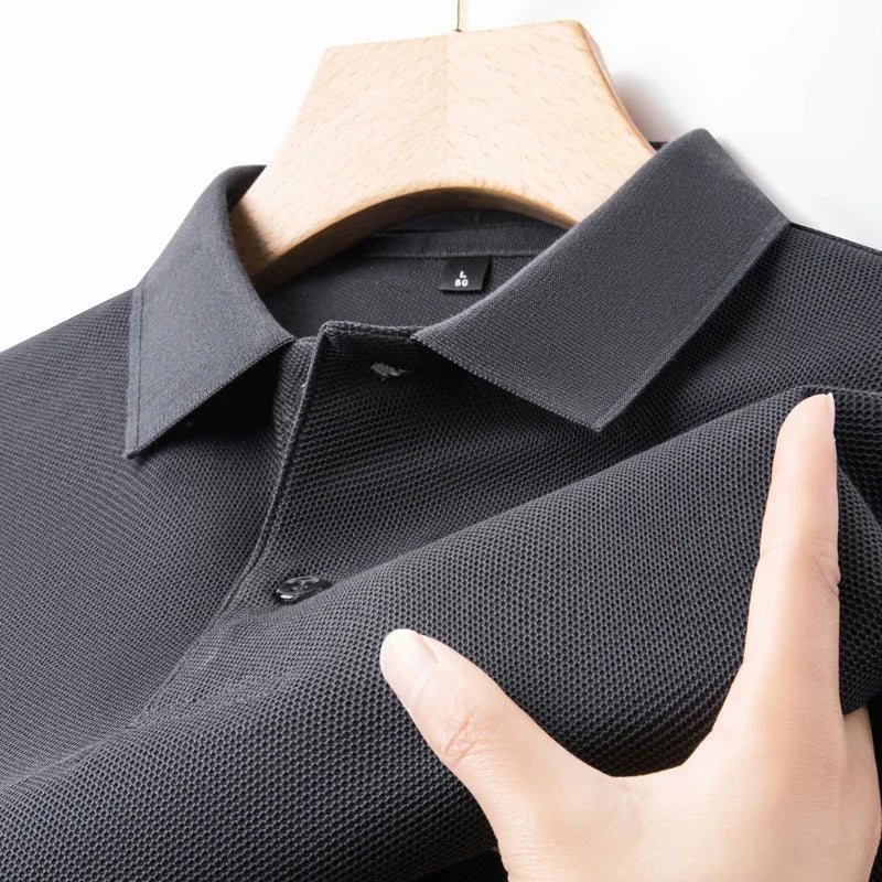 Men High Street Ventilate Pullovers Polo Shirt