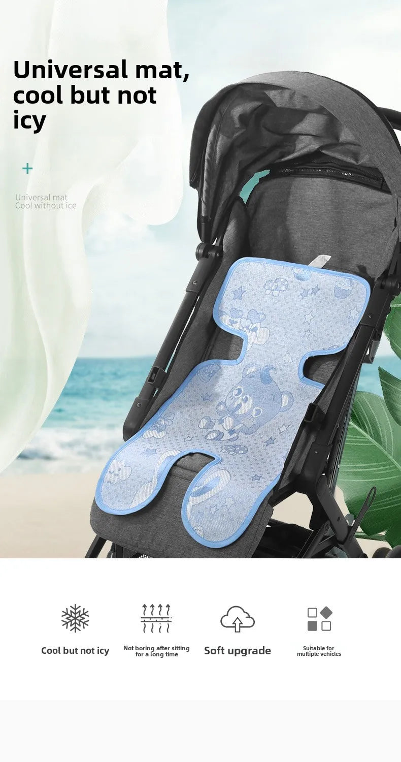 Universal Baby Stroller Washable Cooling Seat Mat