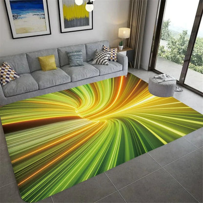 3D Vortex Illusion  Entrance Door Floor Carpet