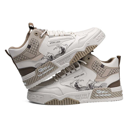 Men's Leather Casual Sneakers