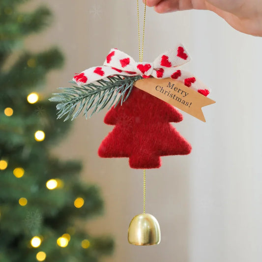 Christmas Hanging Tree Bell Pendant