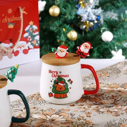 Coffret de tasses en céramique pour cadeau de Noël