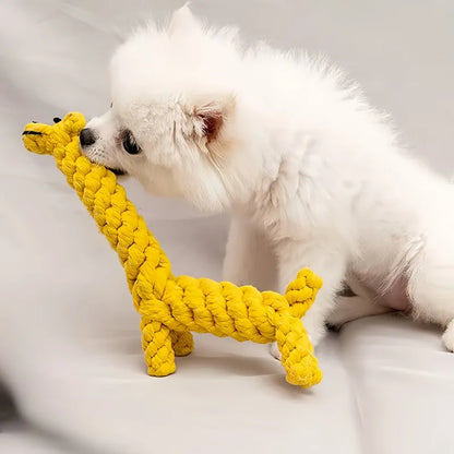 Langlebiges Kauspielzeug für Hunde mit Karottenknotenseil