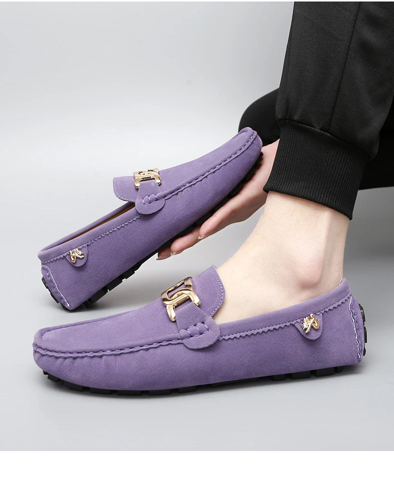 Mocassins décontractés élégants à enfiler pour hommes