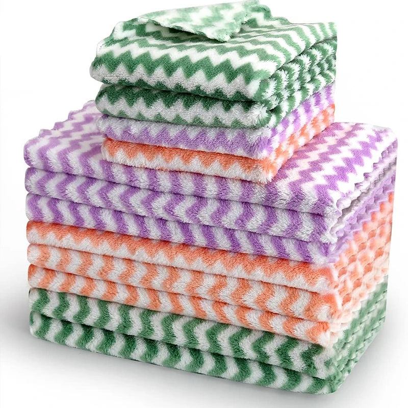 Double-Sided Fleece Dishcloths