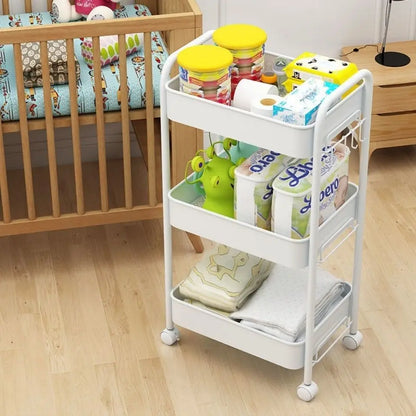 Multi-Storey Storage Rack with Wheels