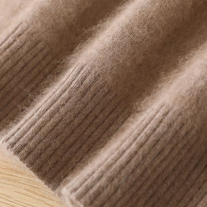 High-Quality Mink Wool Men's Sweater