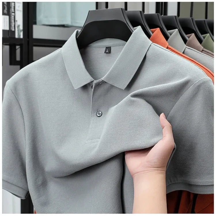 Men High Street Ventilate Pullovers Polo Shirt