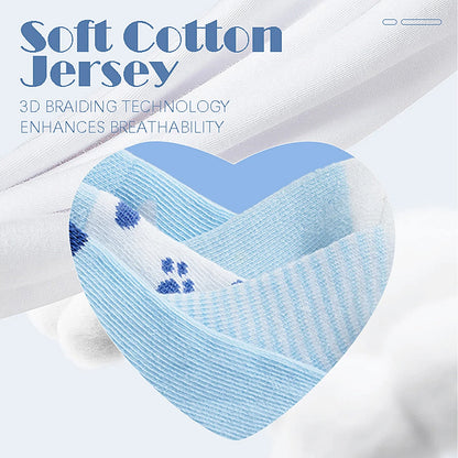 Enfants 5 paires de chaussettes à imprimé animal