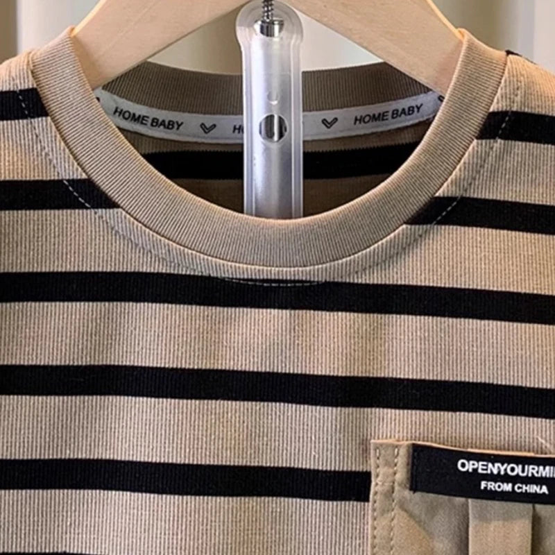 Baby Boy Clothes 2PCS Short Sleeve Top - Boys Short Sets