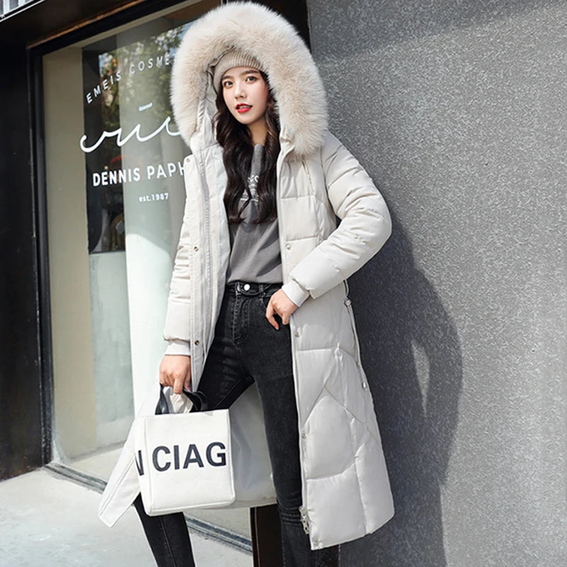 Parka longue d'hiver pour femme