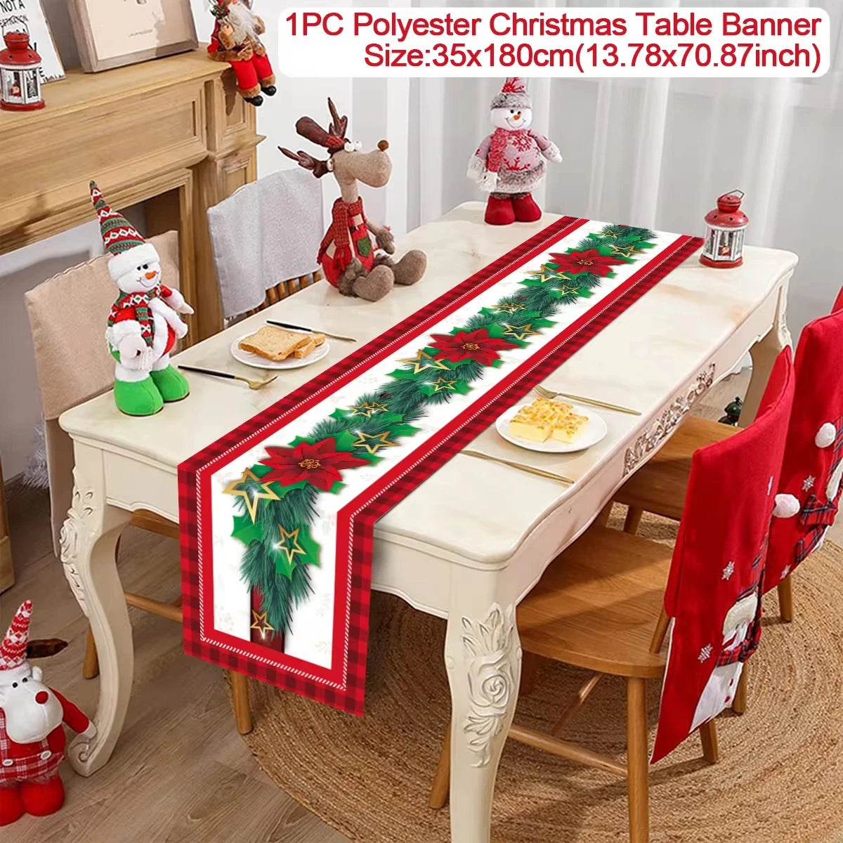 christmas table linens
