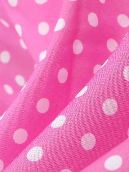 Summer Sleeveless Dot Print Dress