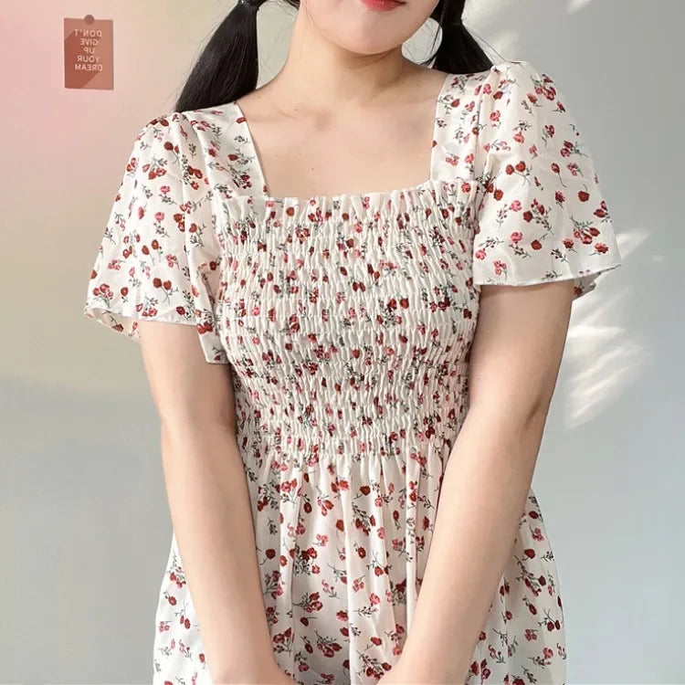 Summer Chiffon Printed Dress