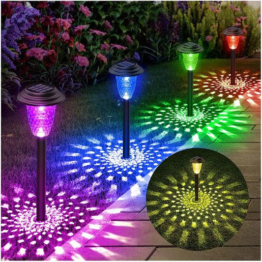Colorful Solar Pathway Lights