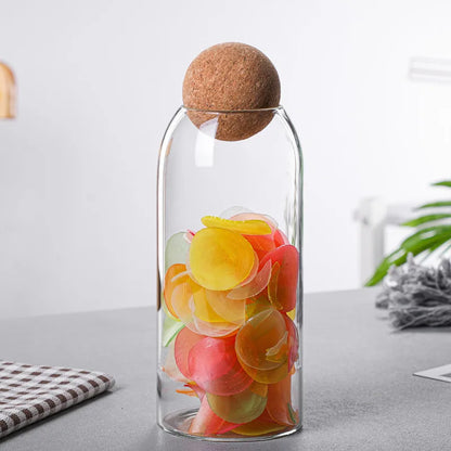 glass storage jar
