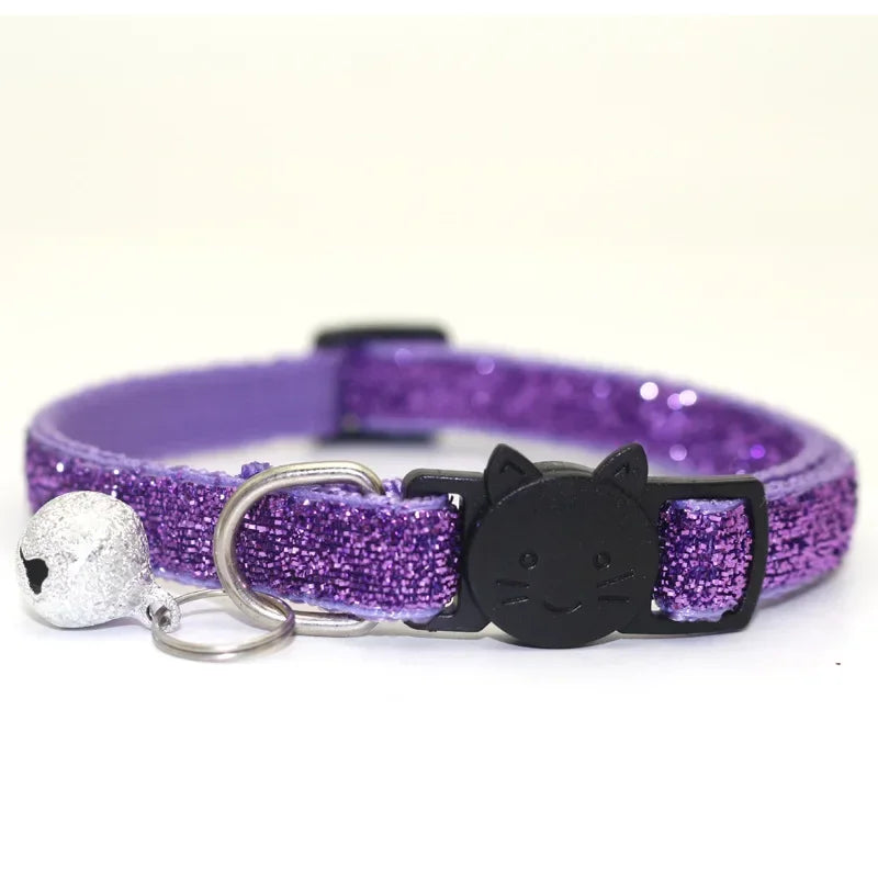 purple cat collar